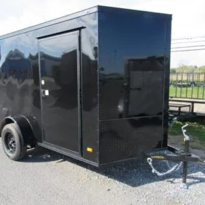 Covered Wagon 6 x 10 Enclosed Cargo Trailer – Blackout Package