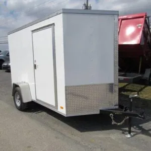 Covered Wagon 6 x 10 Enclosed Cargo Trailer – 6″ Added Height