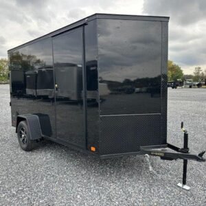 Covered Wagon 6 x 12 Enclosed Cargo Trailer – Aluminum Wheels