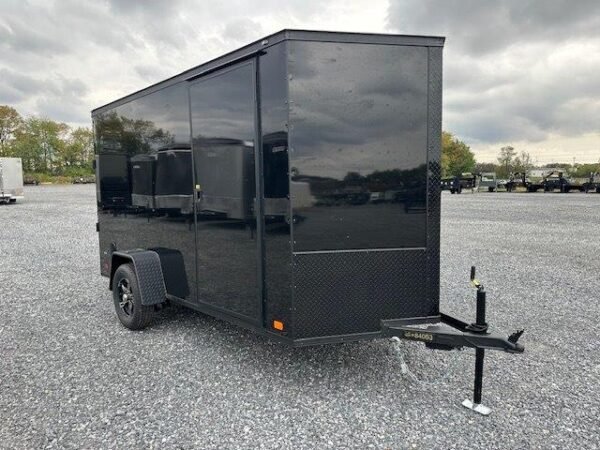 Covered Wagon 6 x 12 Enclosed Cargo Trailer – Aluminum Wheels
