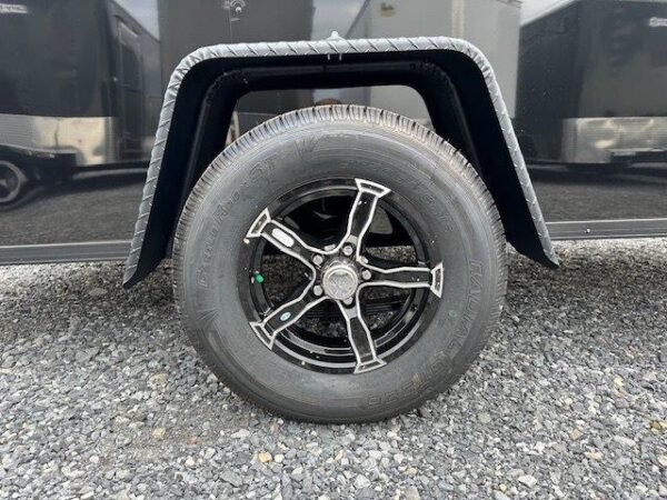Covered Wagon 6 x 12 Enclosed Cargo Trailer – Aluminum Wheels - Image 8