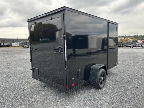 Covered Wagon 6 x 12 Enclosed Cargo Trailer – Aluminum Wheels - Image 5