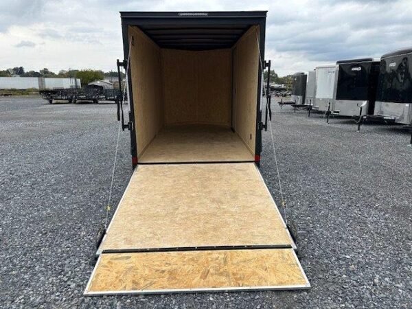 Covered Wagon 6 x 12 Enclosed Cargo Trailer – Aluminum Wheels - Image 3