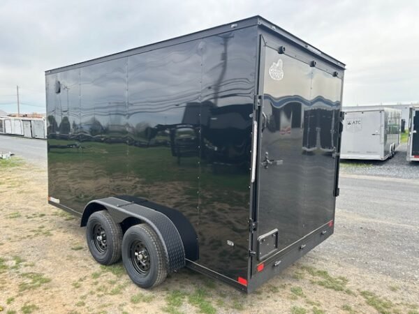 Covered Wagon 7 x 14 V-Nose Enclosed Cargo Trailer – Blackout - Image 5