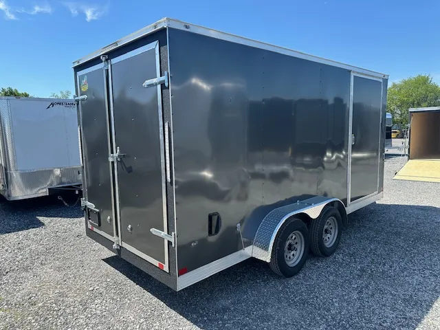 Covered Wagon 7’x16′ Enclosed Cargo Trailer — Barn Doors - Image 5