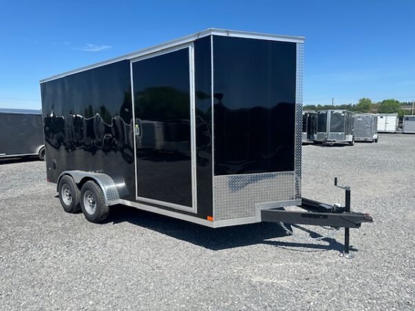 Covered Wagon 7 x 16 Enclosed Cargo Trailer – 9990 GVW