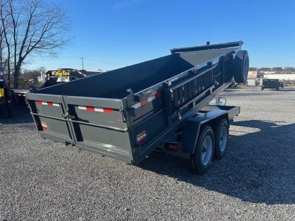 Covered Wagon 7 x 16 Prospector Dump Trailer – 8K Axles - Image 5