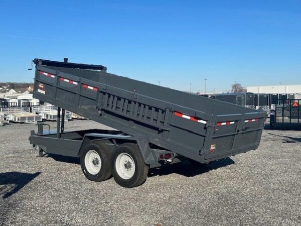 Covered Wagon 7 x 16 Prospector Dump Trailer – 8K Axles - Image 6
