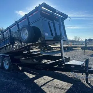 Covered Wagon 7 x 16 Prospector High Side Dump Trailer