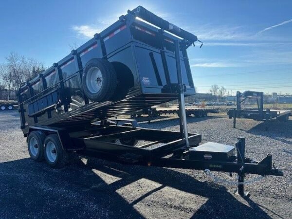 Covered Wagon 7 x 16 Prospector High Side Dump Trailer