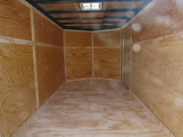 Covered Wagon 7’x12′ Enclosed V-Nose Cargo Trailer — Barn Doors - Image 6