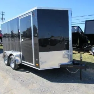 Covered Wagon 7×12 Dual Axle Enclosed Cargo Trailer