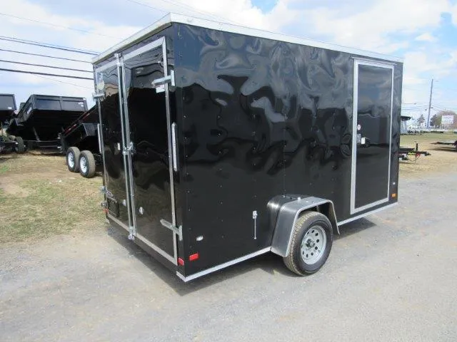 Covered Wagon 7’x12′ Enclosed Trailer — Rear Barn Doors - Image 5