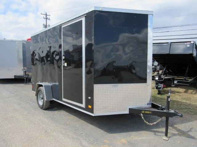 Covered Wagon 7’x12′ Enclosed Trailer — Rear Barn Doors