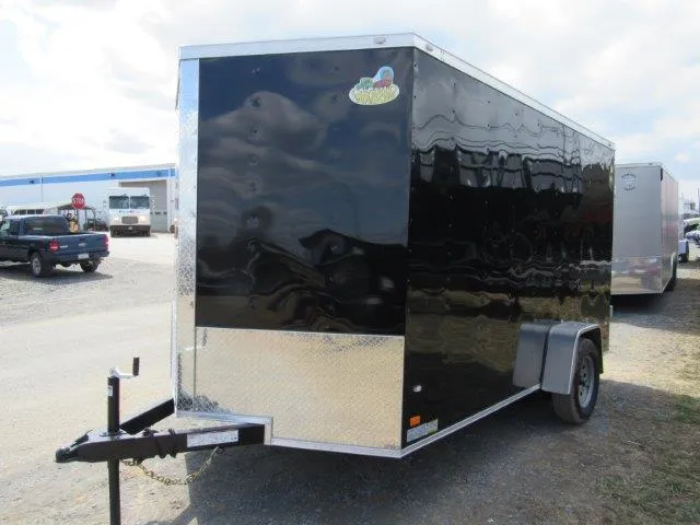Covered Wagon 7’x12′ Enclosed Trailer — Rear Barn Doors - Image 4