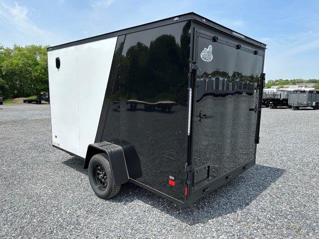 Covered Wagon 7 x 12 Enclosed Cargo Trailer – Two Tone Exterior - Image 5