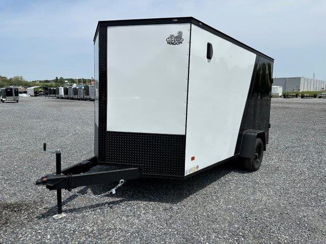 Covered Wagon 7 x 12 Enclosed Cargo Trailer – Two Tone Exterior - Image 4