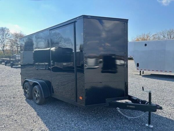 Covered Wagon 7 x 14 Enclosed Cargo Trailer – Blackout Package - Image 4