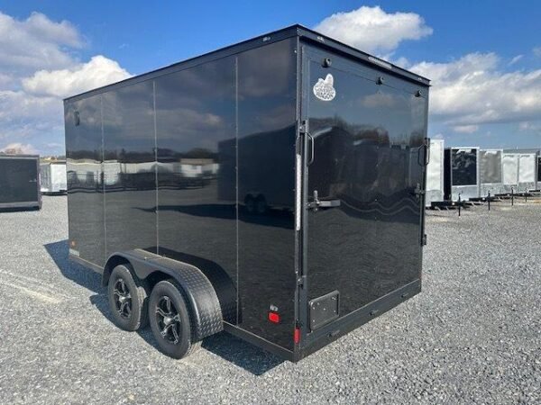 Covered Wagon 7 x 14 Enclosed Cargo Trailer – Blackout Package - Image 7