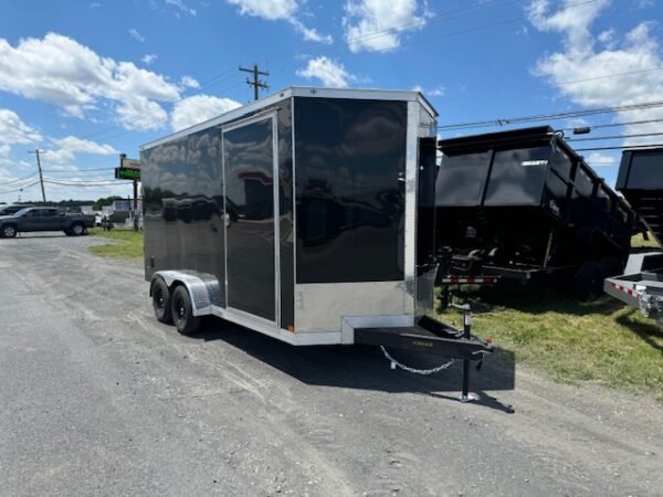 Covered Wagon 7 x 16 Enclosed Cargo Trailer – Screwless Exterior - Image 4