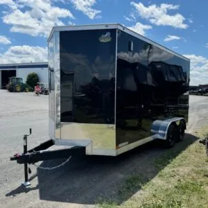 Covered Wagon 7 x 16 Enclosed Cargo Trailer – Screwless Exterior