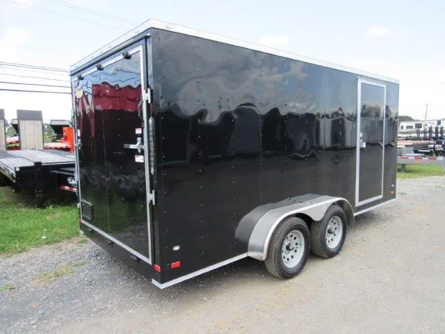 Covered Wagon 7’x16′ V-Nose Enclosed Cargo Trailer — 6″ Added Height - Image 8