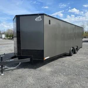 Covered Wagon 8.5 x 24 Enclosed Car Trailer – Torsion Axles