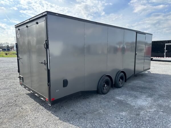 Covered Wagon 8.5 x 24 Enclosed Car Trailer – Torsion Axles - Image 7
