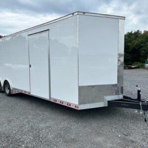 Covered Wagon 8.5 x 28 Enclosed Car Trailer – Torsion Axles