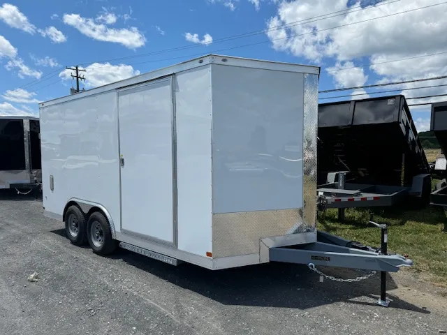 Covered Wagon 8.5 x 16 Enclosed Trailer – Landscape Package