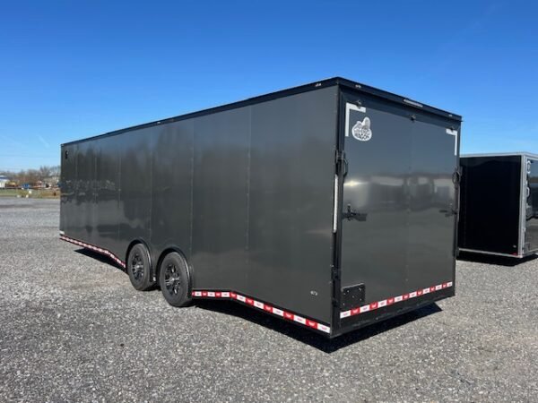 Covered Wagon 8.5 x 28 Enclosed Car Trailer – Black Trim Package - Image 5