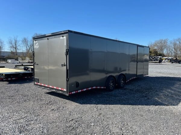 Covered Wagon 8.5 x 28 Enclosed Car Trailer – Black Trim Package - Image 7