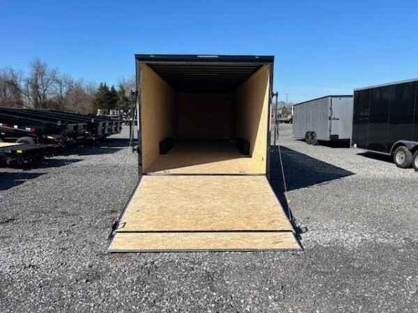 Covered Wagon 8.5 x 28 Enclosed Car Trailer – Black Trim Package - Image 3