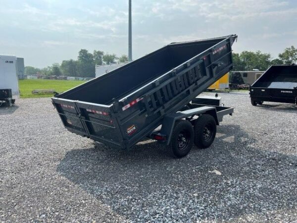 Covered Wagon 6 x 12 Prospector Dump Trailer – Ladder Ramps - Image 5