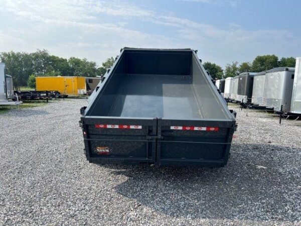 Covered Wagon 6 x 12 Prospector Dump Trailer – Ladder Ramps - Image 3