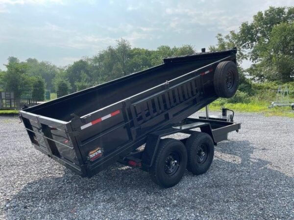 Covered Wagon 7 x 14 Prospector Dump Trailer – Telescopic - Image 5