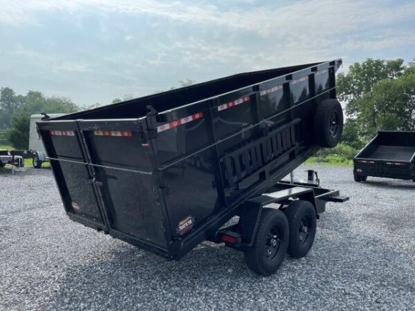 Covered Wagon 7 x 14 Prospector Dump Trailer – 4′ High Sides - Image 5