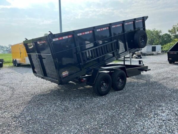 Covered Wagon 7 x 16 Prospector Dump Trailer – 4′ High Sides - Image 5
