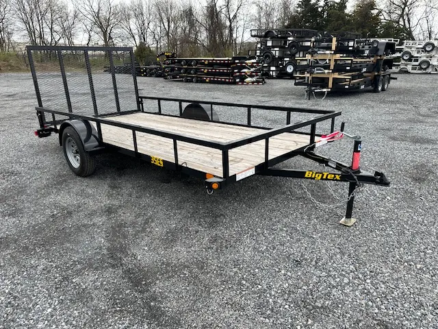 Big Tex 6 x 14 Utility Trailer – Rear Landscape Ramp