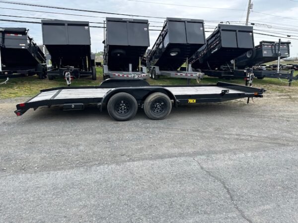 Big Tex 7 x 20 Open Wood Deck Car Hauler – Beavertail - Image 6