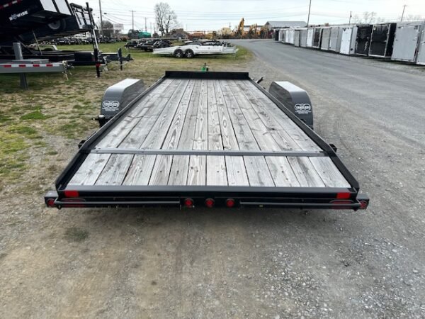 Big Tex 7 x 20 Open Wood Deck Car Hauler – Beavertail - Image 3