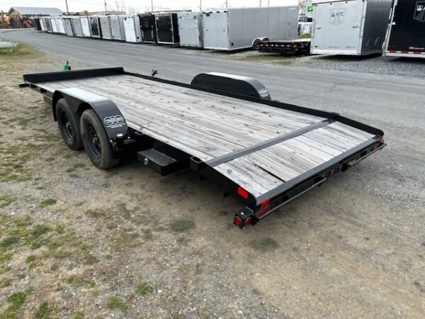 Big Tex 7 x 20 Open Wood Deck Car Hauler – Beavertail - Image 7