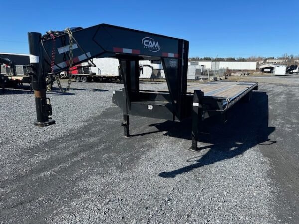 CAM Superline 8 x 40 Deckover Gooseneck Equipment Trailer - Image 8