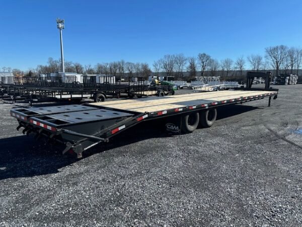 CAM Superline 8 x 40 Deckover Gooseneck Equipment Trailer - Image 7