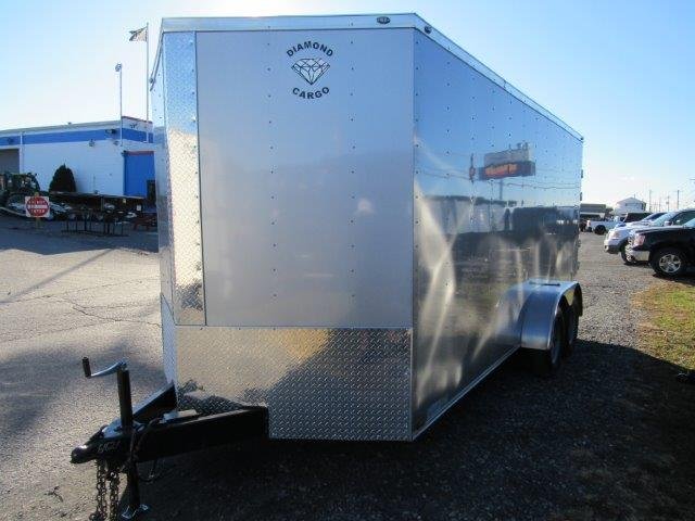 Diamond Cargo 7 x 16 Enclosed Cargo Trailer – Barn Doors - Image 4