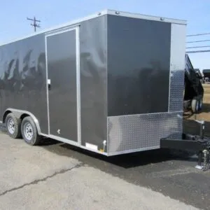 Diamond Cargo 8.5 x 16 Enclosed Car Trailer – Ramp Door