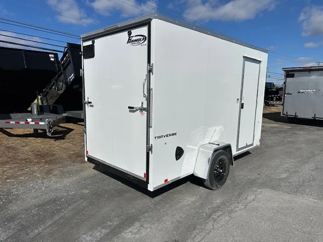 Formula 6 x 12 Enclosed Cargo Trailer – Rear Ramp Door - Image 11