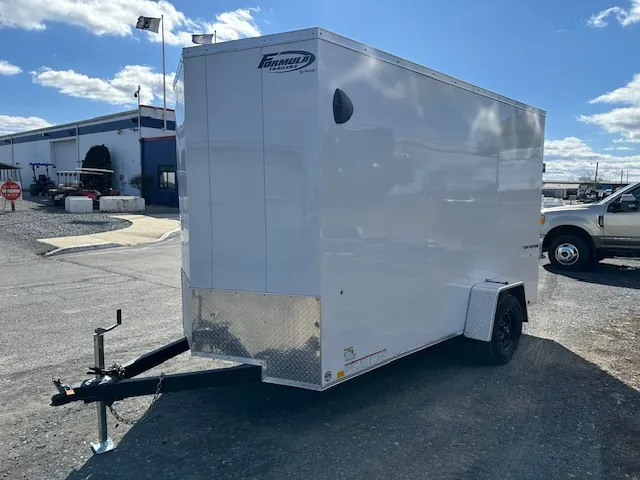 Formula 6 x 12 Enclosed Cargo Trailer – Rear Ramp Door - Image 8