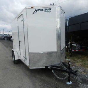 Homesteader 6×10 V-Nose Cargo Trailer – 6″ Added Height