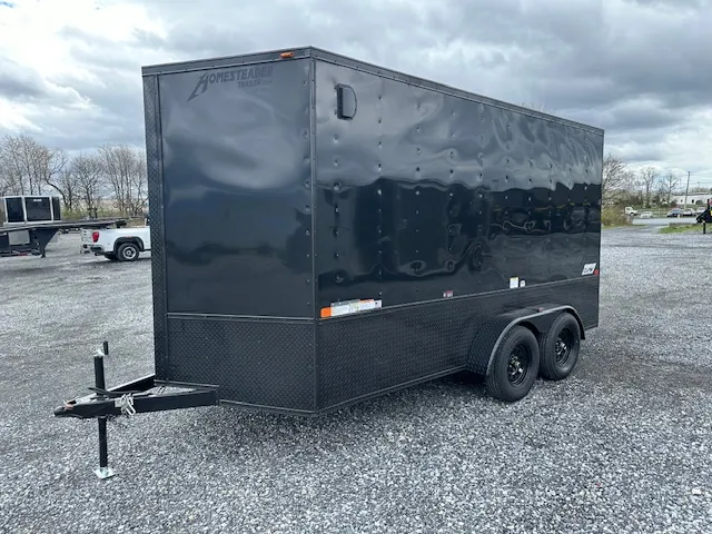 Homesteader 7 x 14 Enclosed Cargo Trailer – Black Trim OHV - Image 4